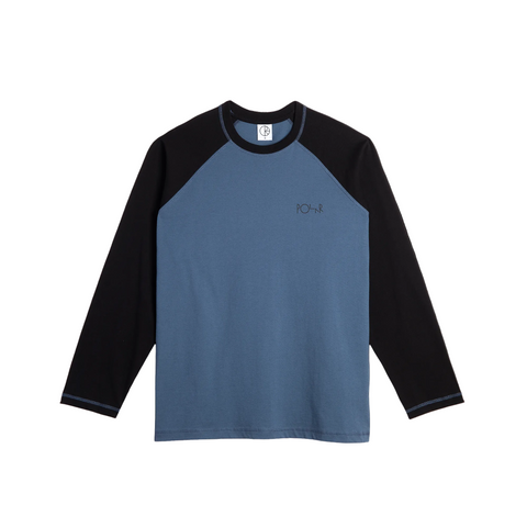 Polar Stevie Longsleeve T-Shirt Grey Blue/Black