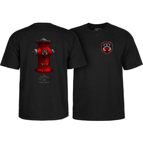 Powell Peralta Andy Anderson Hydrant T-Shirt Black