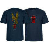 Powell Peralta Andy Anderson Vajra T-Shirt Navy