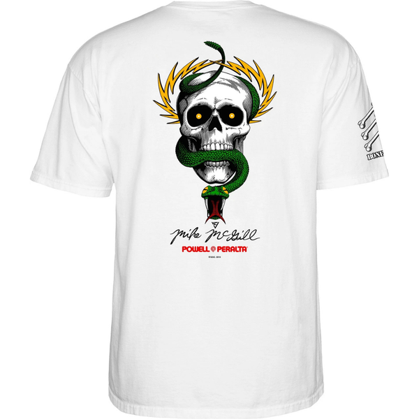 Powell Peralta Bones Brigade Mike Mcgill Series 17 T-Shirt White