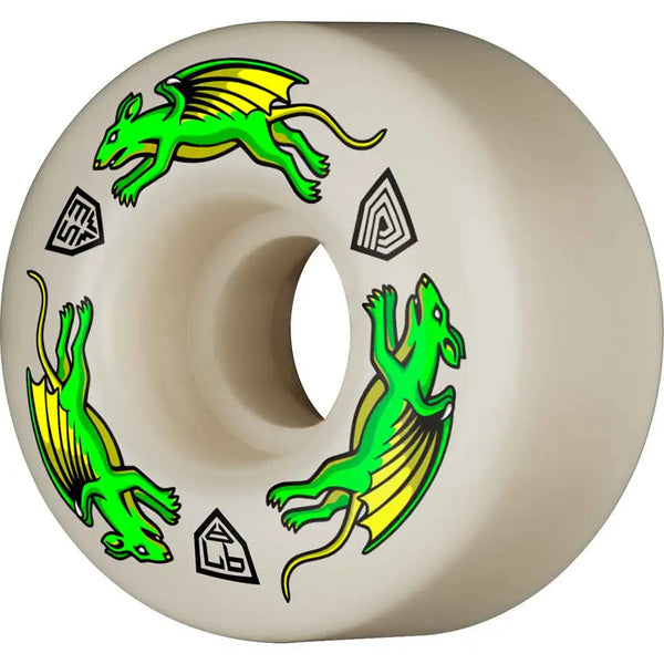 Powell Peralta Dragon Formula Nano Rats 97A Skateboard Wheels 53mm x 34mm