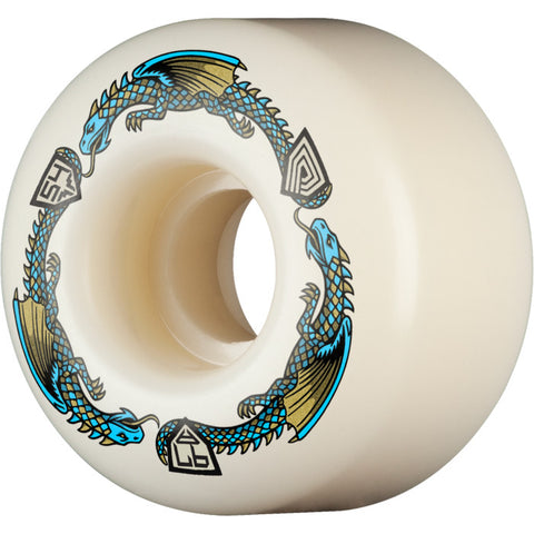 Powell Peralta Dragons Formula Blue 97A V4 Skateboard Wheels 54mm x 34mm