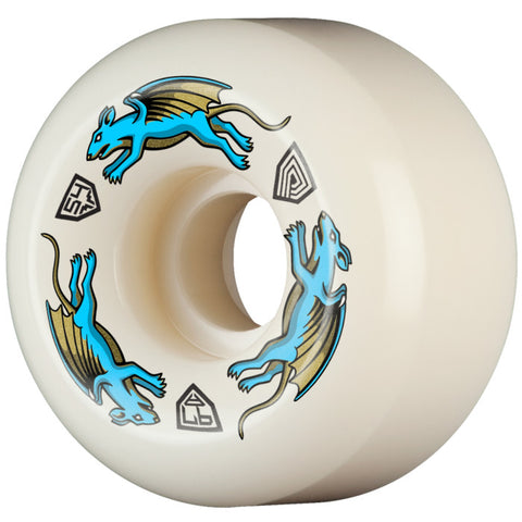 Powell Peralta Nano Rat Dragons Formula Blue 97A Skateboard Wheels 54mm x 34mm