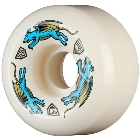Powell Peralta Nano Rat Dragons Formula Blue 97A Skateboard Wheels 56mm x 36mm