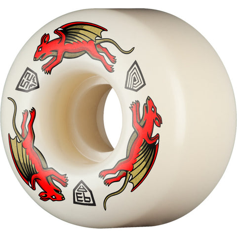 Powell Peralta Nano Rat Dragons Formula Red 93A Skateboard Wheels 52mm x 34mm