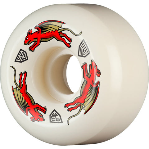 Powell Peralta Nano Rat Dragons Formula Red 93A Skateboard Wheels 56mm x 36mm