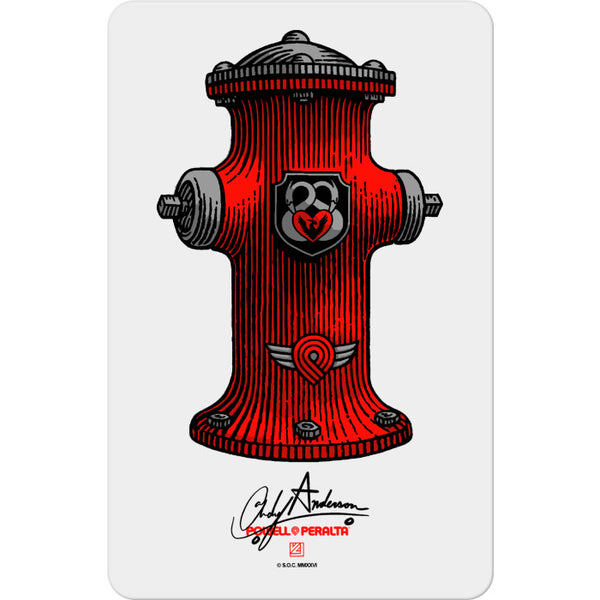 Powell Peralta Pro Andy Anderson Hydrant Sticker