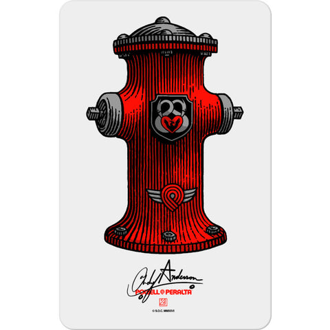 Powell Peralta Pro Andy Anderson Hydrant Sticker