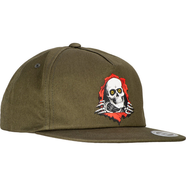 Powell Peralta Ripper "2" Snapback Cap Military Green
