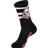 Powell Peralta Ripper Cotton Socks Stripes Black/Pink