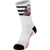 Powell Peralta Ripper Cotton Socks Stripes Pink/Black/White