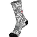 Powell Peralta SAS Skeleton Poly Blend Socks Charcoal