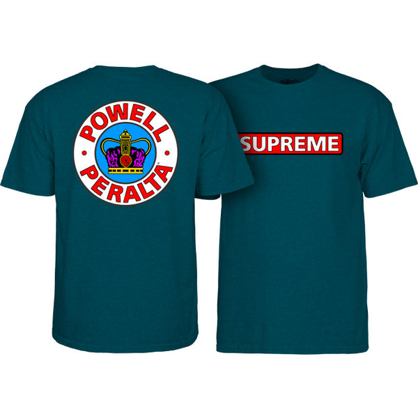 Powell Peralta Supreme T-Shirt Midnight Teal