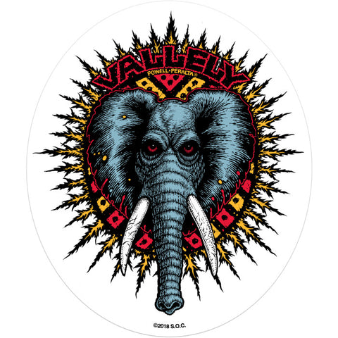 Powell Peralta Vallely Elephant Sticker