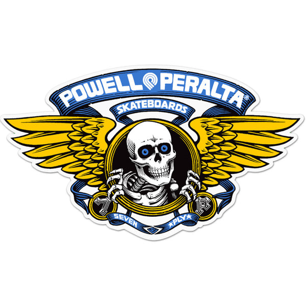 Powell Peralta Winged Ripper 5" Blue Sticker