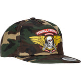 Powell Peralta Winged Ripper Snapback Cap Camo
