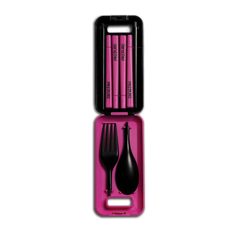 Preduce Portable Cutlery Set Pink 01