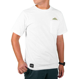 Preduce Camping Pocket T-shirt White/Forest Green/Wheat