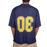Preduce American Football Jersey Navy Blue/Maiz