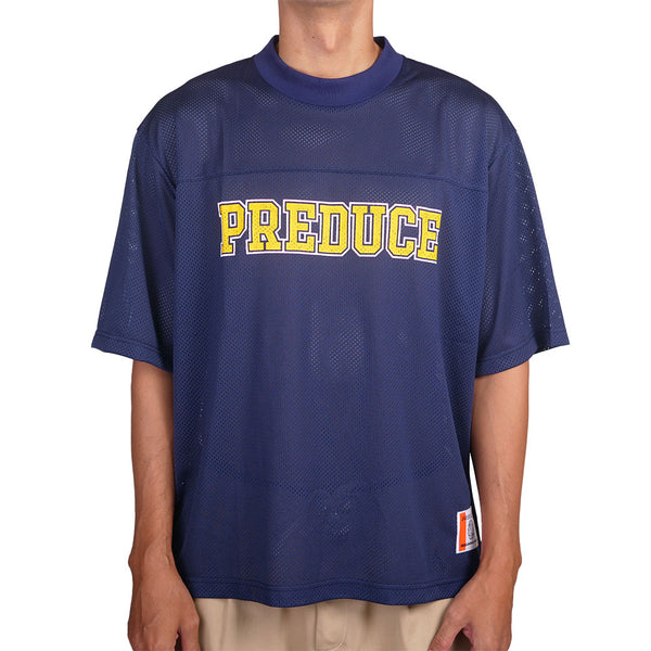 Preduce American Football Jersey Navy Blue/Maiz