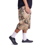 Preduce Baggy Pleated Chino Shorts Realtree Camo