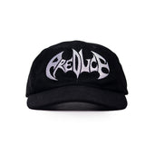 Preduce Bat 6 Panel Corduroy Baseball Hat Black/White