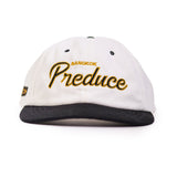 Preduce GJ Vintage Snapback Hat Black/White Cotton