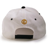 Preduce GJ Vintage Snapback Hat Black/White Cotton