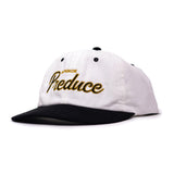 Preduce GJ Vintage Snapback Hat Black/White Cotton