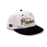 Preduce GJ Vintage Snapback Hat Black/White Cotton