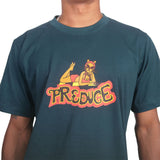 Preduce Joy The Cat T-Shirt Pine Green