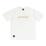 Preduce Logo T-Shirt White/ Light Orewood Brown/Pink Foam