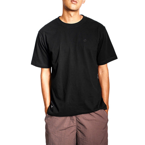 Preduce Small E Embroidered T-Shirt Black/Black
