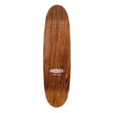 Preduce Warp Logo Egg Skateboard Deck Brown 8.75