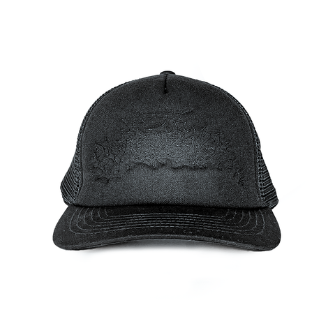 Preduce x Toeypony Embroidered Trucker Hat Black