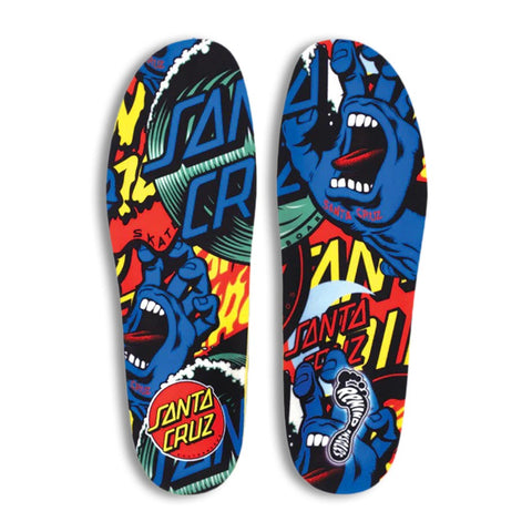 Remind Insoles Destin Impact Screaming Hand Collage 5.5mm Low All Arch