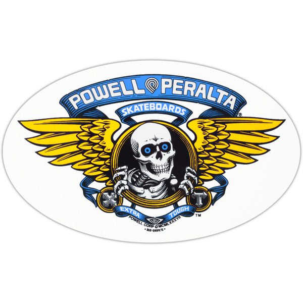 Powell Peralta Winged Ripper OG Sticker Blue