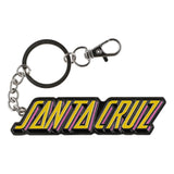 Santa Cruz Big Strip Key Chain Silver