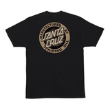 Santa Cruz Carved MFG T-Shirt Black