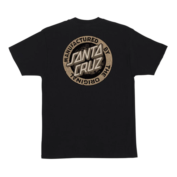 Santa Cruz Carved MFG T-Shirt Black