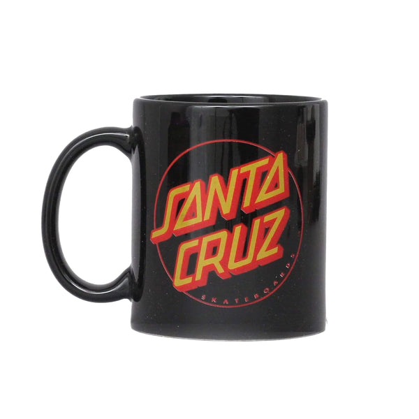 Santa Cruz Classic Dot Mug Black 11oz