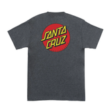 Santa Cruz Classic Dot T-Shirt Charcoal Heather