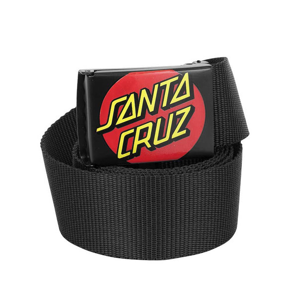 Santa Cruz Classic Dot Unisex Web Belt Black