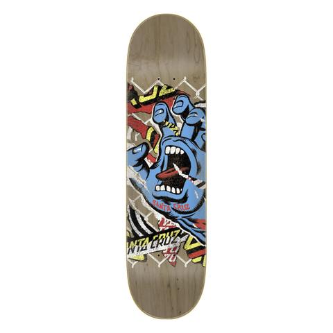 Santa Cruz Damaged Hand 7 Ply Birch Skateboard Deck 8.25" x 31.8"