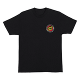 Santa Cruz Flamed MFG Dot T-Shirt Black