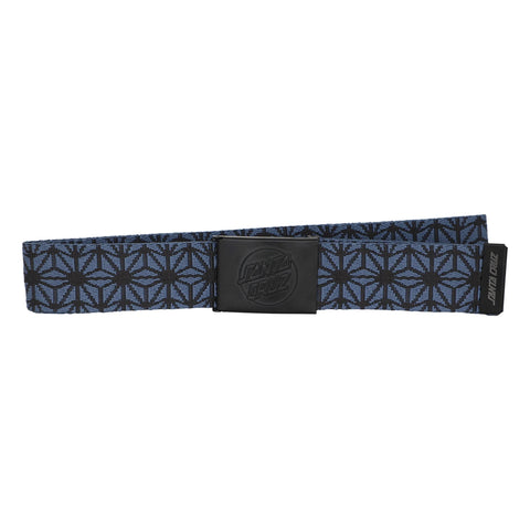 Santa Cruz Opus Dot Web Belt Blue Luck