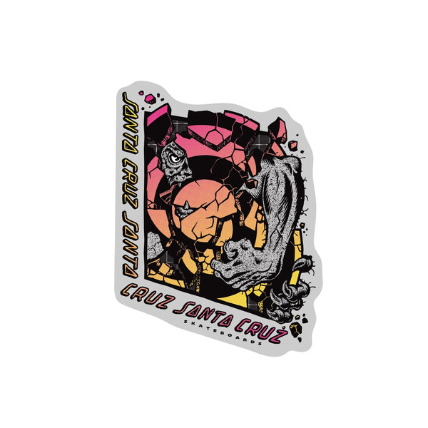 Santa Cruz Roskopp Break Sticker Multi 4.35" x 5.75"