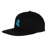 Santa Cruz Screaming Hand Snapback Hat Black