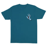 Santa Cruz Screaming Hand T-Shirt Galapagos Blue