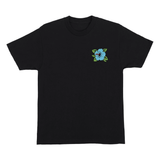 Santa Cruz Screaming Hibiscus Dot T-Shirt Black